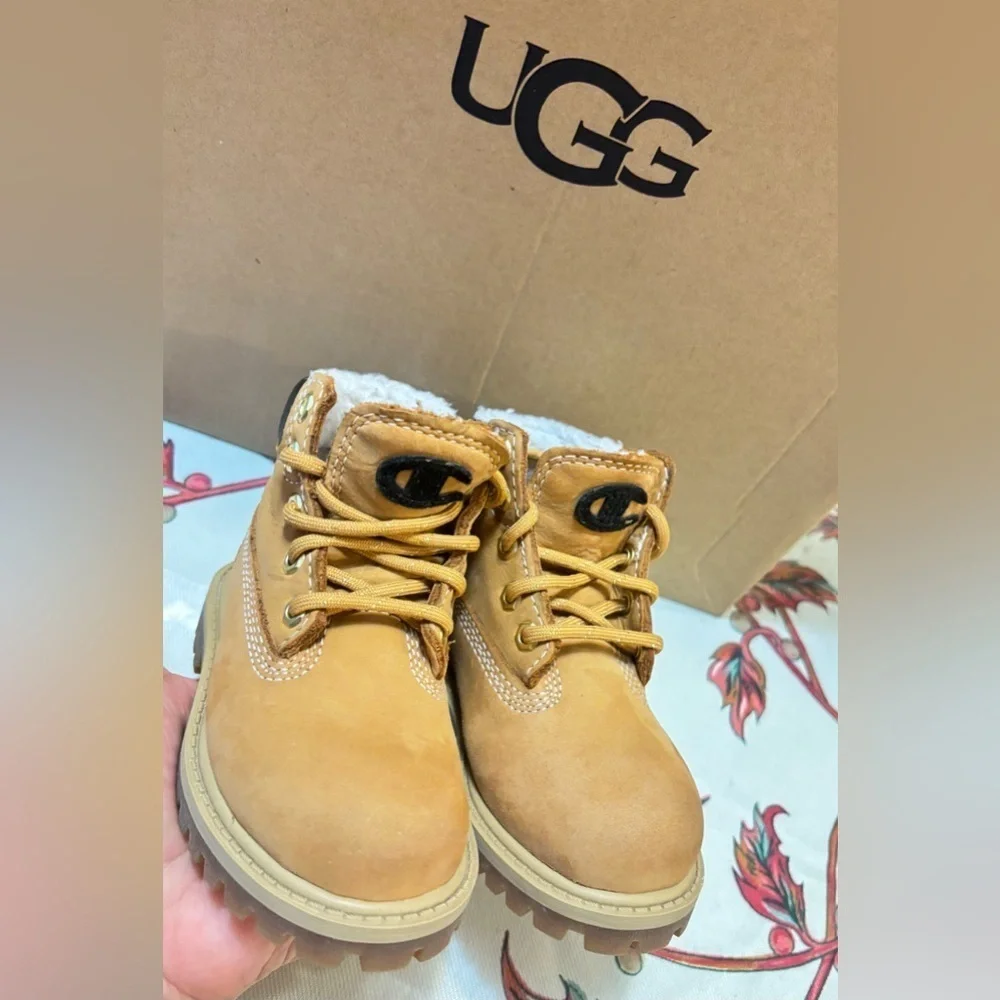 Timberland X Champion toddler boots